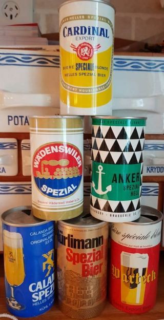 Ococ Old Switzerland Cans From 1960 - 70