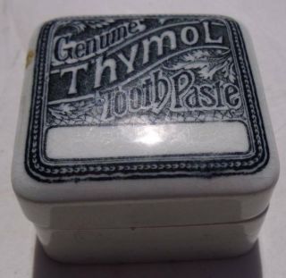 GENUME THYMOL TOOTH PASTE POT LID AND BASE 4