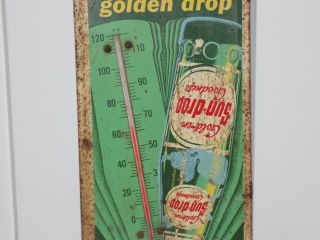 Golden Sun - Drop Soda Thermometer 1965 4
