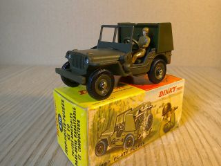 Dinky Toys By Meccano France Willys Jeep,  Ss10 Missiles,  Boxed,  Totally