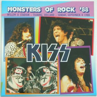 Kiss – Monsters Of Rock `88 – Holland/ Tilburg,  Sept.  1988,  Color Vinyl,  Poster