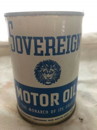 Sovereign Motor Oil Qt Can