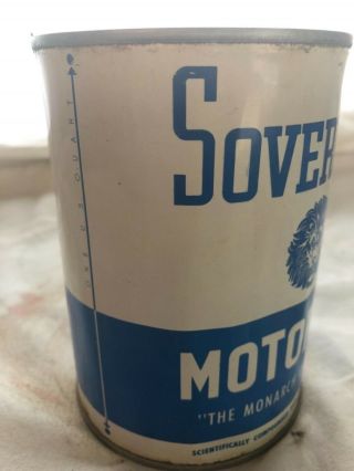 Sovereign Motor Oil Qt Can 2