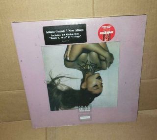 Ariana Grande 2 Lp Records " Thank U,  Next " Clear Vinyl Target Exclusive 2019
