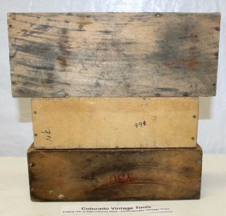 (3) Vintage Wooden Cheese Boxes: Kraft Clearfield Breakstone’s / NR 7