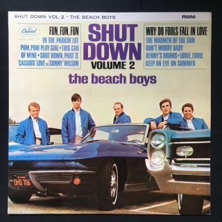 The Beach Boys Shut Down Vol 2 Uk Rare 1st 1/1 Mono Capitol Vinyl 1964 Lp Ex,  /nm
