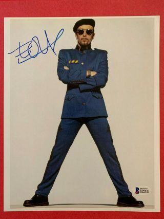 The Edge Hand Signed 8x10 Photo U2 Band Authentic Autograph Bas Psa Jsa Rare