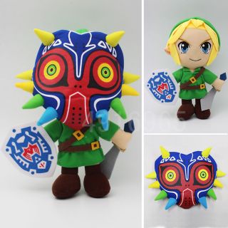 The Legend Of Zelda Link Cosplay Majora Mask Soft Stuffed Plush Toy Doll Gift