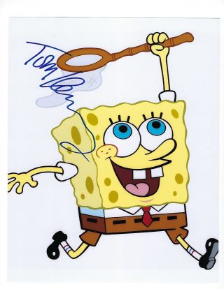 Tom Kenny - Spongebob Squarepants Signed Photo; With