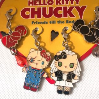 Rare Hello Kitty Chucky Charm Set 2018 Usj Halloween Limited Sanrio Japan F/s