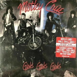 Motley Crue First 5 Studio Albums in - shrink LP Vinyl Records Dr Feelgood,  Girls 5