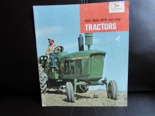 John Deere Tractor 2510 3020 4020 Row Crop Tractor Brochure 1965 A - 1679 - 65 - 10