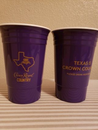 Crown Royal Texas Cups Set Of 6