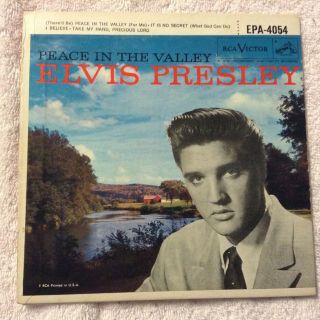 Elvis Presley 45 Epa - 4054 Peace In The Valley 1957 Vg,  /nm