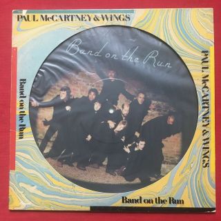 Paul Mccartney & Wings Band On The Run Picture Disc Lp Record The Beatles
