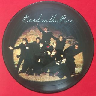 PAUL MCCARTNEY & WINGS BAND ON THE RUN PICTURE DISC LP RECORD THE BEATLES 2