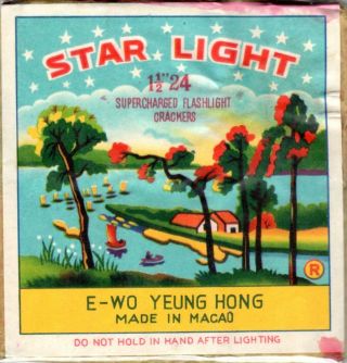Star Light Firecracker Label,  C2,  24 