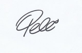 Pele - Signed Autograph