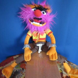 Disney Store Exclusive The Most Wanted Animal 17 " Plush Toy Disney Muppet