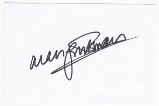 Harry Potter - Alan Rickman Signed Autograph Severus Snape