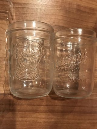 Set Of 2 - Lagunitas 10 Oz Craft Beer Pint Glasses Small Mouth Mason Jars