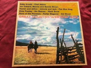 Great Country/western Hits Spd - 26 10 Record Set Elvis,  Porter Wagner And More