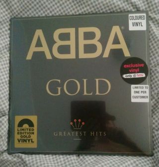 Abba - Gold (greatest Hits) - Double Gold Vinyl Album - Hmv Exclusive