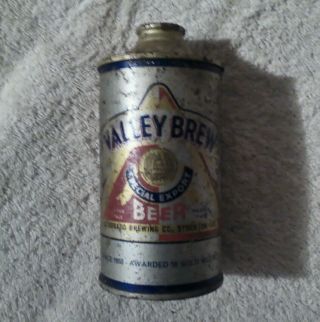 Valley Brew Cone Top Beer Can Irtp