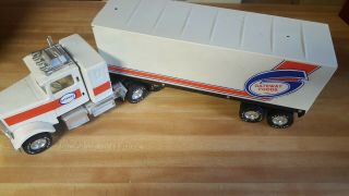 Very Rare Vintage Pressed Steal Nylint Gateway Foods Inc Semi Truck And Trailer 4