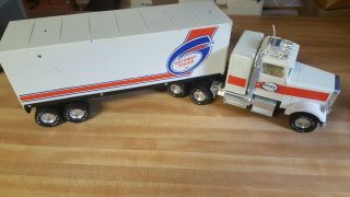 Very Rare Vintage Pressed Steal Nylint Gateway Foods Inc Semi Truck And Trailer 7