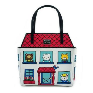 Loungefly Hello Kitty House Tote Bag Characters Purse