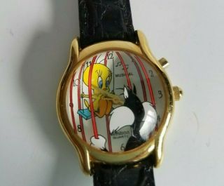 Tweety Bird & Sylvester 1995 Warner Bros.  Musical Watch