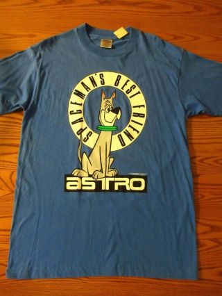 1990 Jetsons Astro Graphic T - Shirt Vintage Blue Cotton Men 