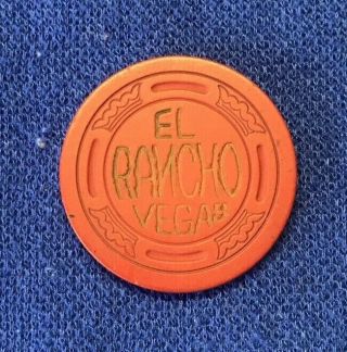 El Rancho - Las Vegas Nevada $5 Wc Casino Chip