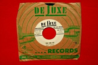 Larry Darnell Fing Fang Foy 45 Record Deluxe 1957 R&b Rocker Promo Hear It