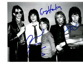 The Cars - 8x10 Rare Hand Signed Photo By 4 -