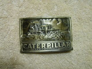 Vintage Caterpillar Belt Buckle - Bull Dozier