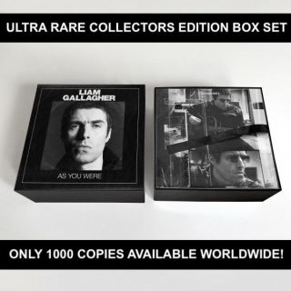 Liam Gallagher As You Were 7” Collector Edition Vinyl Box Set Single Noel Oasis