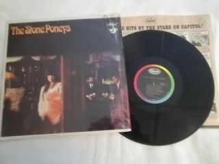 The Stone Poneys S/t Lp Capitol T - 2666 Shrinkwrap Stamp Nm Ronstadt