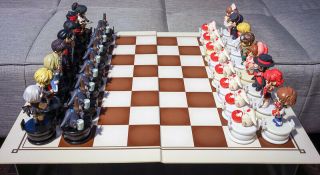 Clamp No Kiseki Complete Chess Set With Official Board And 4 Extra Figures