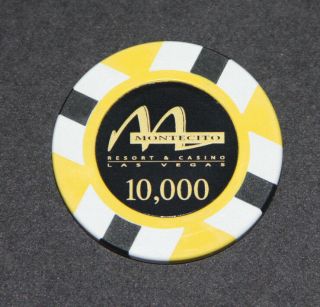 Las Vegas Tv Show Prop One Montecito $10,  000 Casino Chip