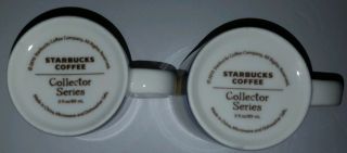 Starbucks London & England 3 Oz Espresso Coffee Mini Mugs Cups 2