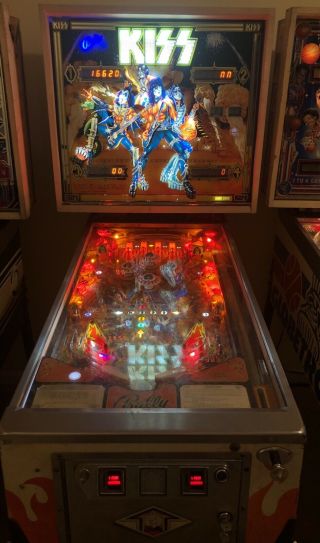 Kiss Pinball Machine Bally 1979 Leds