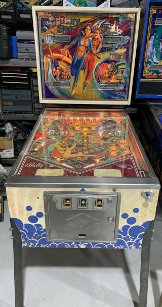 Future Spa Pinball Machine By Bally 1979 Coin Operated