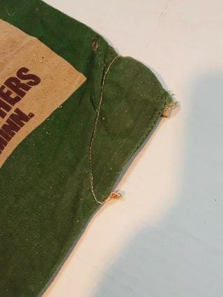 Vintage Seed Corn Sack Cloth Bag ENESTVEDT ' S Sacred Heart MINNESOTA State Seal 2