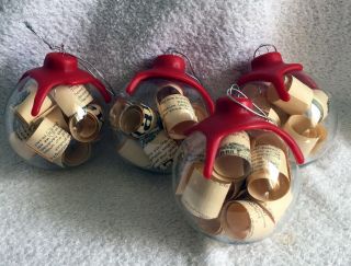 4 Makers Mark Bourbon Plastic Ornaments In Boxes