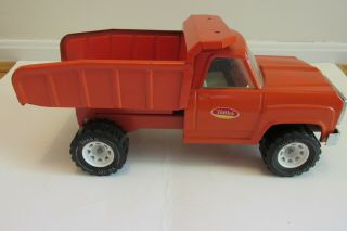 Vintage Tonka Orange Dump Truck With Xr - 101 Tires - 13 3/4 " - Model 13190