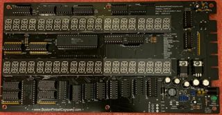 40 Digit Led Display For Gottlieb Pinball Machine System 80b Ma644 Monte Carlo