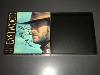 CLINT EASTWOOD SIGNATURE & INSCRIPTION ON ARCHIVE DVD BOX,  MODDERNO 3