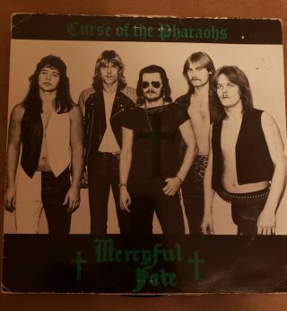 Mercyful Fate Curse Of The Pharaohs Vinyl Lp Black Metal Rare Lords Of Chaos